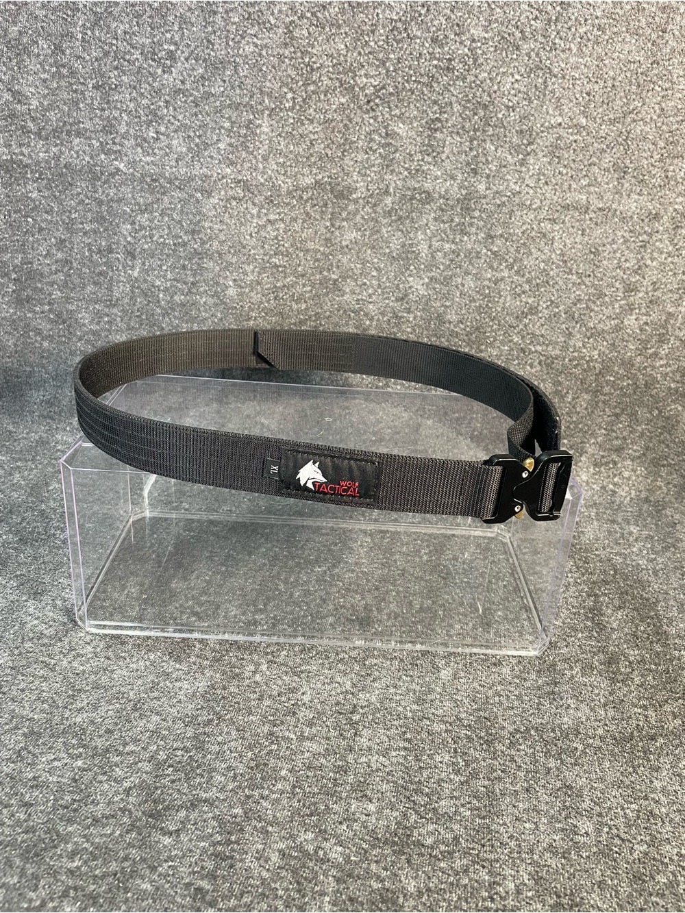 Wolf Tactical EDC Belt Mens XL Black Non-MOLLE Quick Release Belt